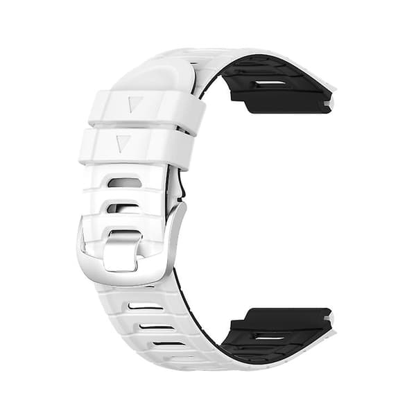 Til Garmin Forerunner 920xt tofarvet stålspændeurrem White-Black