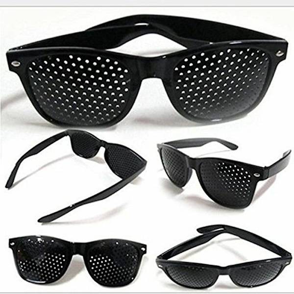 Raster-brille/loch-brille Fr Augen-träning Und Entspannung Im 2er Set