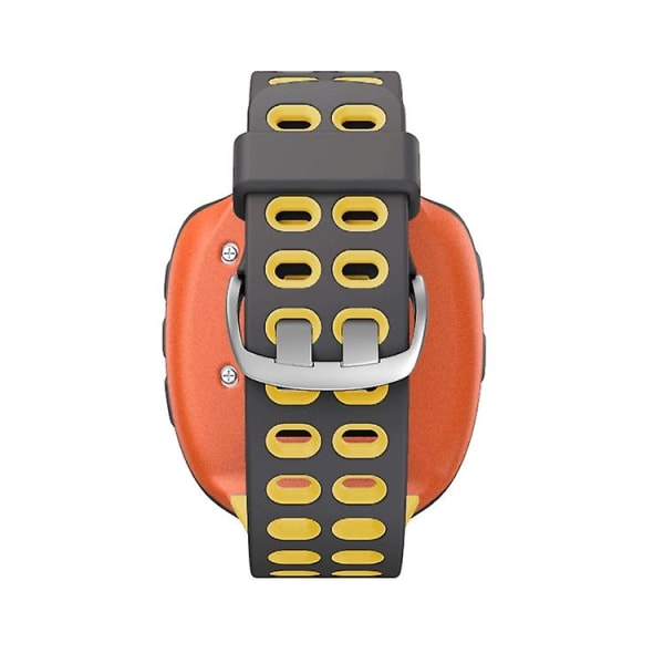 För Garmin Forerunner 310xt Tvåfärgs watch Grey Yellow