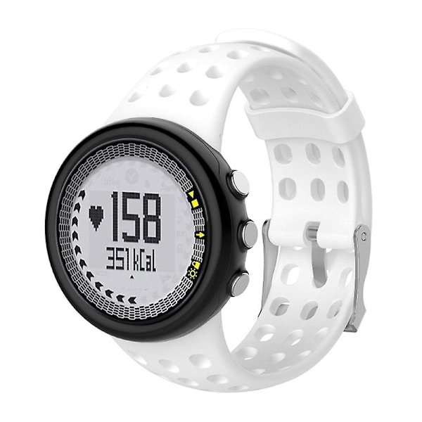 Silikonerstatningsarmbåndsrem til Suunto M1 M2 M4 M5 Series fitnessur Lime