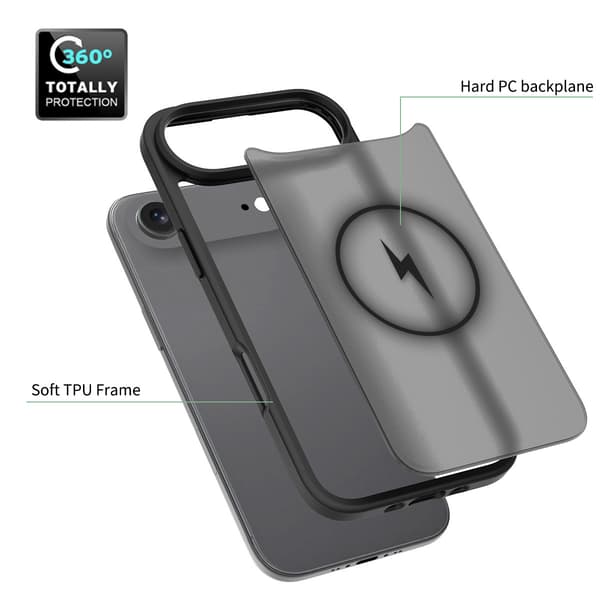 Magsafe cover til iPhone 17 Air, mørkeblå