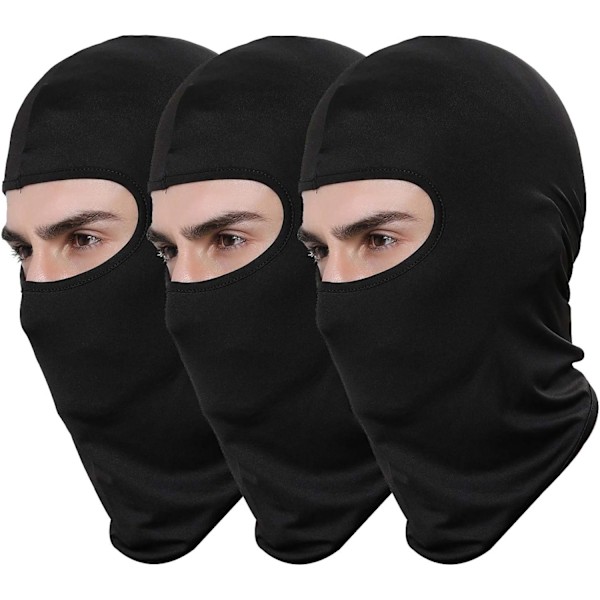 3-pack Lycra Bandana Ansiktshatt för Utomhus Airsoft Motorcykel Skidmask Vinter