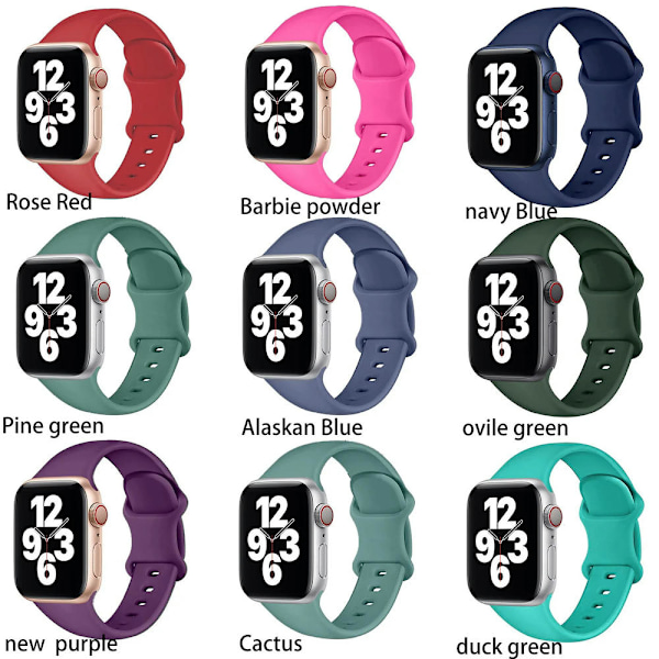 Band för Apple Watch-band 40mm Ultra 49mm Serie 8 SE 7 6 5 4 3 2 1 38mm 44mm 42mm 45mm 41mm, Sportband för Apple Watch för kvinnor och män