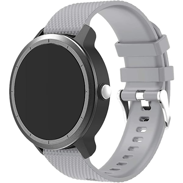 Vivoactive 3 watch , 20 mm silikonirannekkeet Garmin Vivoactive 3:lle/forerunner 645 Music-7pack Grey
