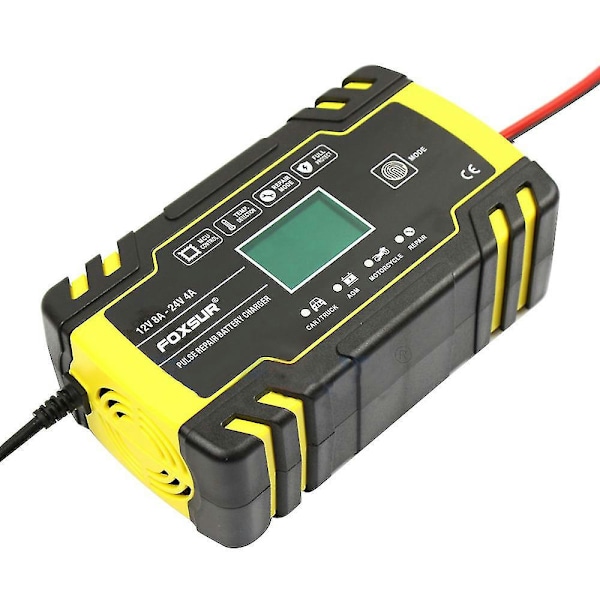 Bilbatterioplader Fritidsbatterioplader Bil Smart Vedligeholdelsesoplader/puls Reparationsoplader A