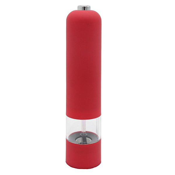 Sähkökäyttöinen merisuola- ja pippurimylly ja shaker set, paristokäyttöinen valolla ja säädettävä, 2 kpl pakkaus red