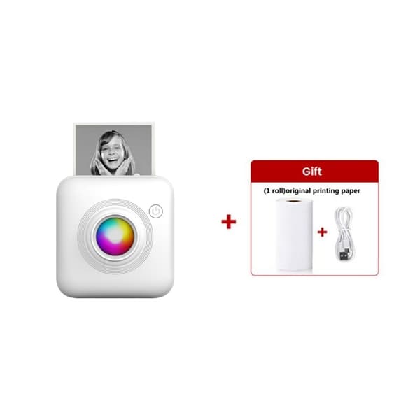 Blækfri termisk printer Bærbar trådløs etiketudskrivning Kompatibel med iOS og Android