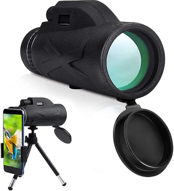 Monokulär Starscope Teleskop, 80x100 Högpresterande Prism Teleskop