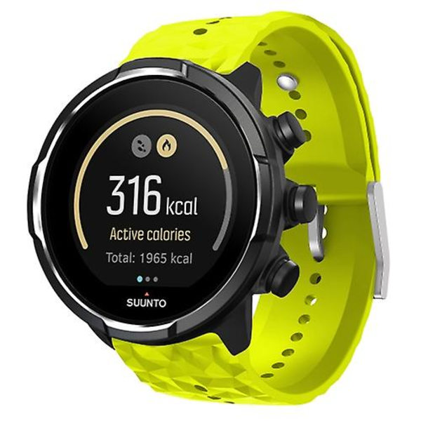 Til Suunto 9 Rhombus Texture Silicone Watch Band Grass Green