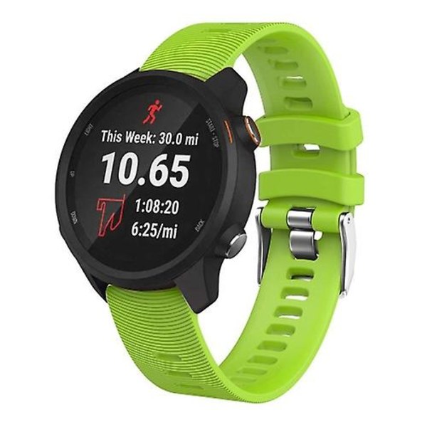 Smart Watch Silikone-urrem til Garmin Forerunner 245 Green