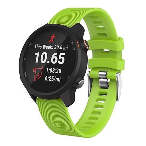 Smart Watch Silikonklokkerem for Garmin Forerunner 245 Green