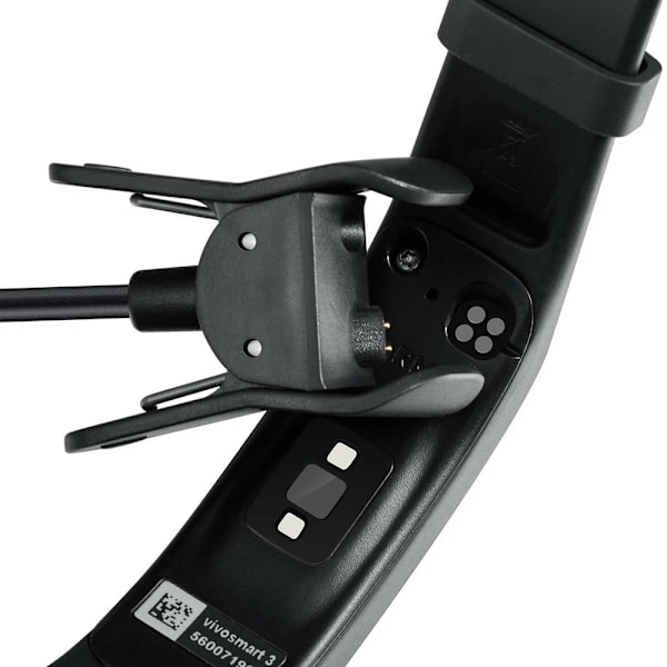 Oplader til Garmin Vivosmart 3, erstatningsopladerkabel med kabelklips kompatibel med Garmin Vivosmart 3