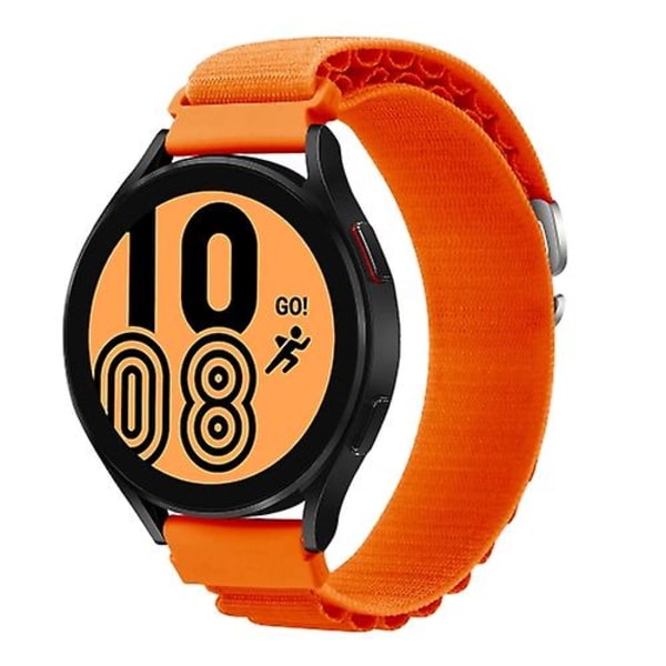 För Garmin Forerunner 255s / Venu 2s Universal Nylon Watch Band Orange