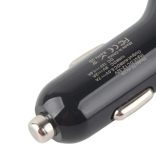 QC 3.0 Hurtiglader Bil Lader 4 Port USB Multifunksjon Bil Telefon Lader