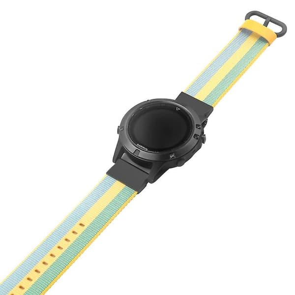 Garmin Fenix ​​5 Quick Release Nylon watch Pollen Yellow