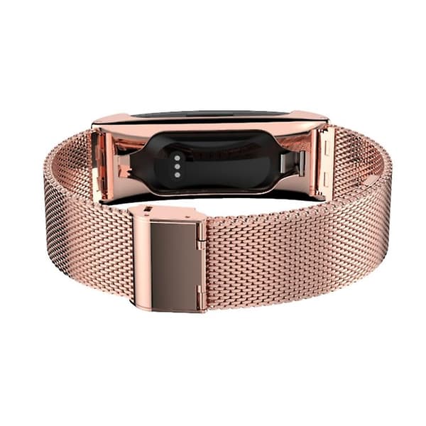 For Fitbit Inspire Hr Mijobs Milan Buckle klokkerem i rustfritt stål Blue