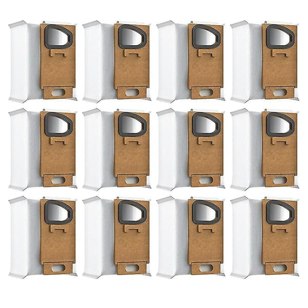 12 st dammsugarpåsar i non-woven för H6 H7 robotdammsugare