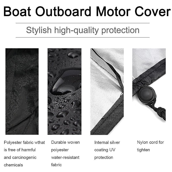 Rektangulärt uteplatsbord set överdrag vattentätt snödamm vind 135*135*75cm