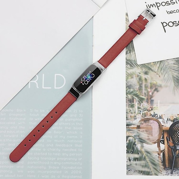 Fitbit Luxe watch Red