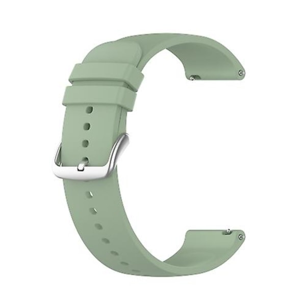 For Garmin Forerunner 645 Music 20mm ensfarget silikonklokkerem Ice Lake Green