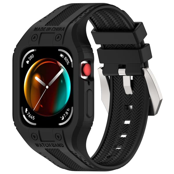 Rem til Huawei Watch Fit 3/Fit 4 Integreret silikonerem (sort)