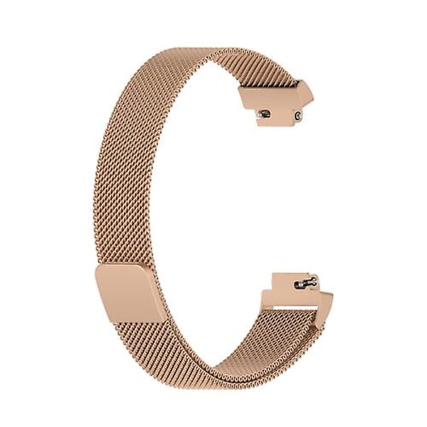 För Fitbit Inspire 2 Milanese Watch Band Rose Gold