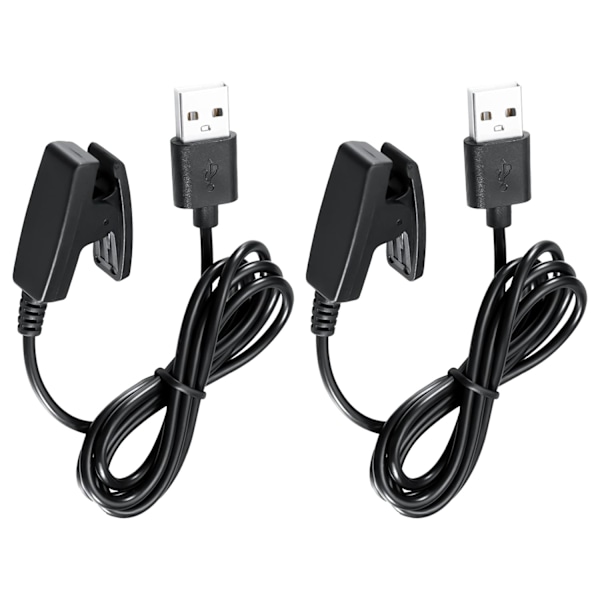 Oplader til Garmin Watch Charger Opladningskabel 2 pakker