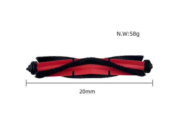 2 stk. Rullehodebørste for Xiaomi Roborock Q5 / Q5 Plus /