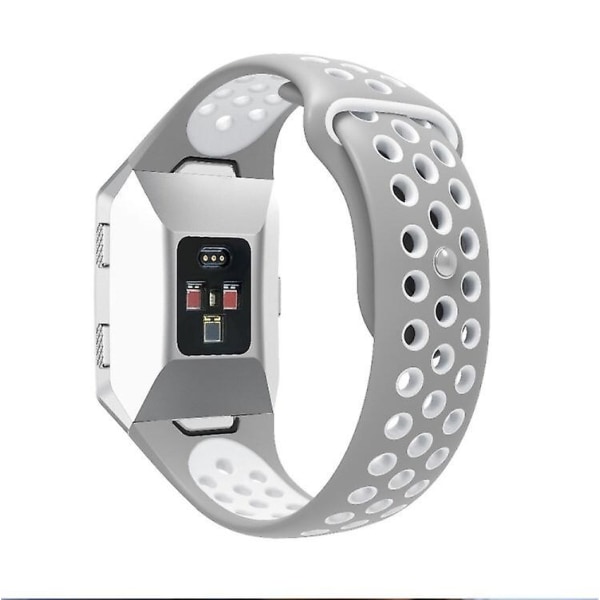 Fitbit Ionic -hengittävälle kaksisävyiselle watch Grey White