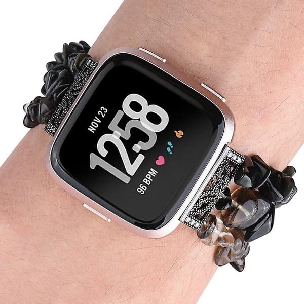 Til Fitbit Versa Rough Stone armbåndsurbånd Friday Stone