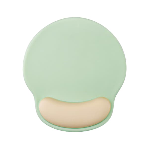 Ergonomisk musematte med gel håndleddsstøtte (grønn)