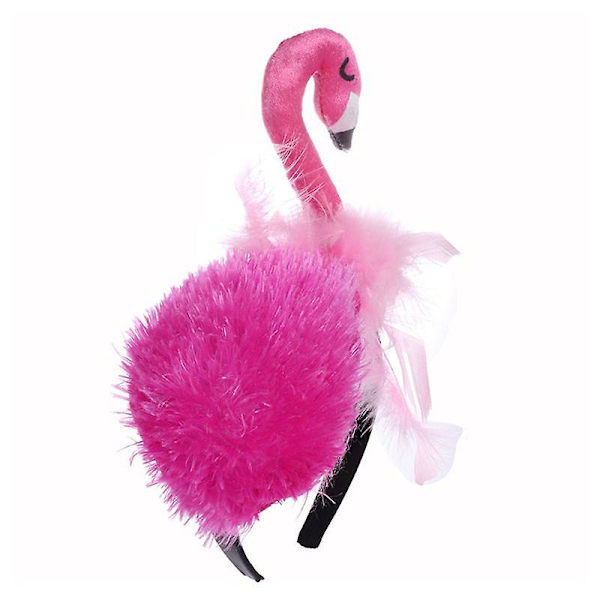 Funny Flamingo Headpiece Hårbøjle Pandebånd Fødselsdagsfest Kostume Cosplay Decor