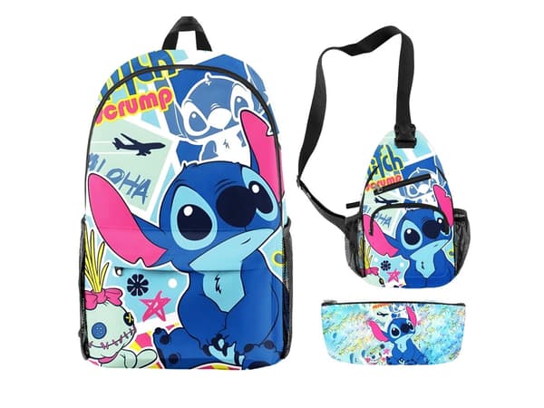 Stitch Tredelad Student Ryggsäck11