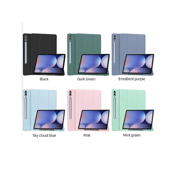 Fodral för Samsung Galaxy Tab S7 Plus/S8 Plus Magnetisk Anti-fall Lila