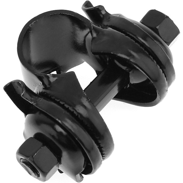 Cykelsadelklämma - svart fäste för 22,2 mm sadelstolpar