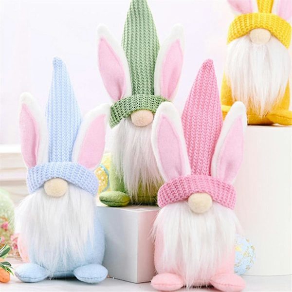 Påskgåva Festival Elf Dekoration Prydnader Thanksgiving Gåva Svenska Dvärg Plysch Nisse Tomte Figurine Dock