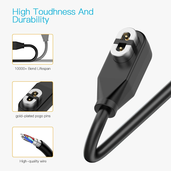 Laddare för Aftershokz Aeropex AS800 Shokz Openrun Pro Openrun Mini USB-laddningskabel