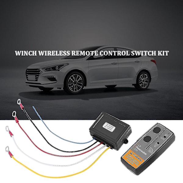 12v Vinsch Fjärrkontroll Kit Handenhet Kompatibel Bil Atv Suv Utv Universal-yky