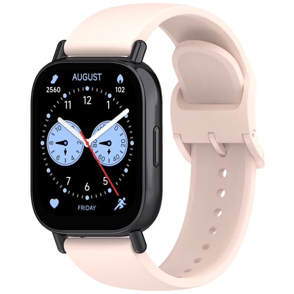 Stropp for Redmi Watch 5 Lite, ensfarget silikonstropp (Lys rosa)