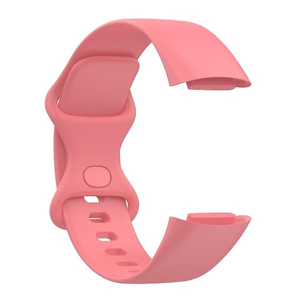 Til Fitbit Charge 5 silikone urrem Red