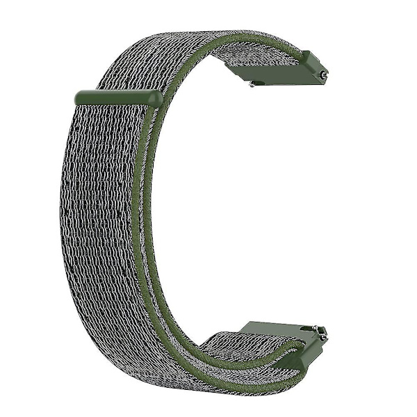 Watch för 18 mm nylon klocka med andningsförmåga för F-ossil Gen 4 Red Blue