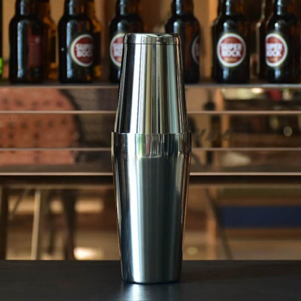 Boston Cocktail Shakersett - 2-delt rustfritt stål shaker
