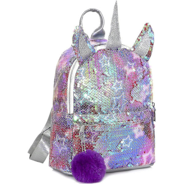 Jente Sequin Ryggsekk, Enhjørning Ryggsekk Jente Paljetter Skolesekk For Jenter, Mote Og Holdbar Reise Ryggsekk For Barn, Jenter Shznv Style2