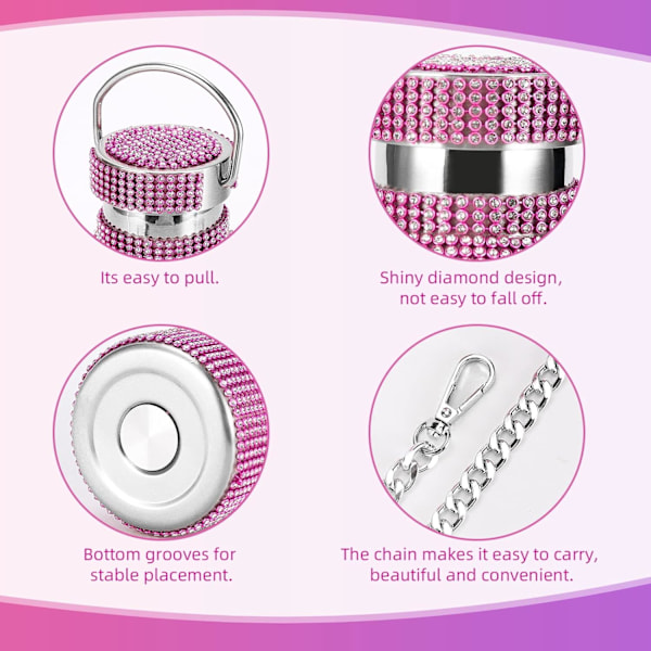 Bling Diamond Termosflaske .Glitter Vannflasker. -Rustfritt Stål