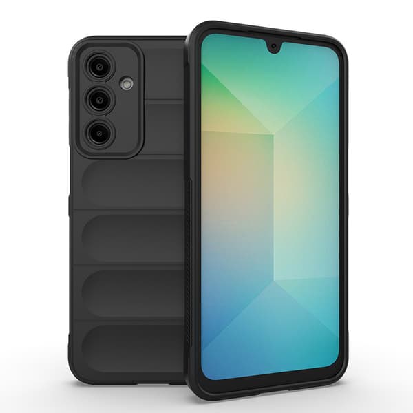 Etui til Samsung Galaxy A17, Stødsikker Silikone, sort