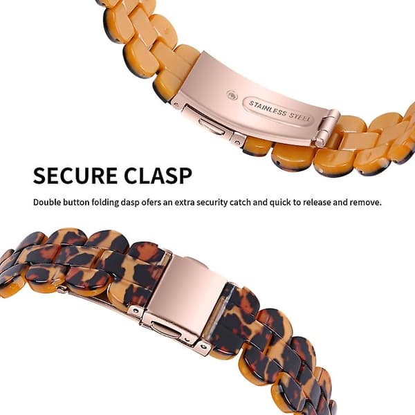 Til Fitbit Inspire 2 / Inspire Oval Resin Watch Band Leopard