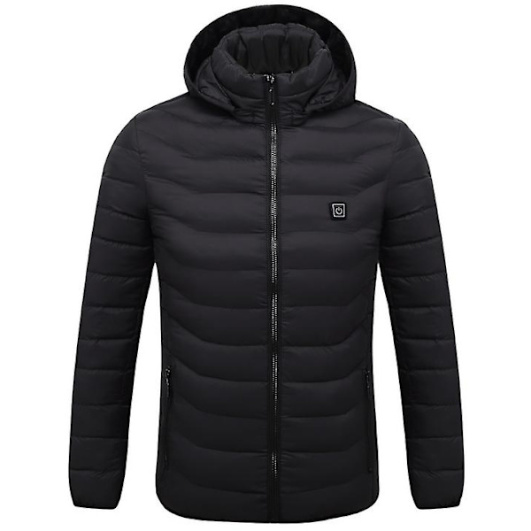 Uppvärmd jacka vinter utomhus varm elektrisk värmejacka 8 värmezoner rockar jackor 4XL