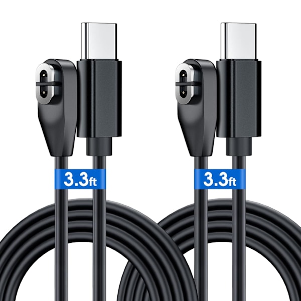 Lader for Aeropex Openrun, Openrun Pro, Openrun Mini Type C Magnetisk Lader Kabel [2 Pakker]