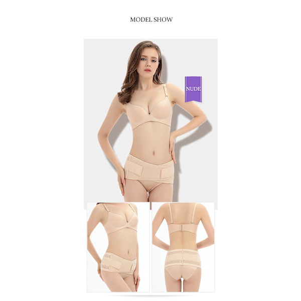 Postpartum bälte kontrakt bäcken bälte Andas Slim Fit Cinch nude L