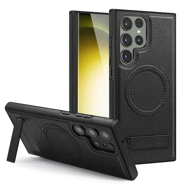 Etui til Samsung Galaxy S24 Ultra læder, sort
